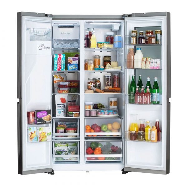 LG Refrigerador Side by side Instaview 27 cuft acero inoxidable LRSOS2706S